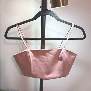 By The Way camisole bralette blush pink barbiecore girly base layer breathable s
